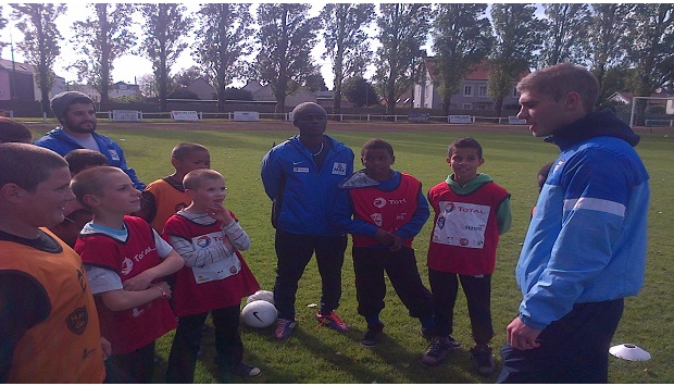 HAC Mon Parrain - Visites des joueurs pros