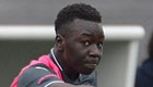 Pape Gueye en Equipe de France U18 face à l'Allemagne