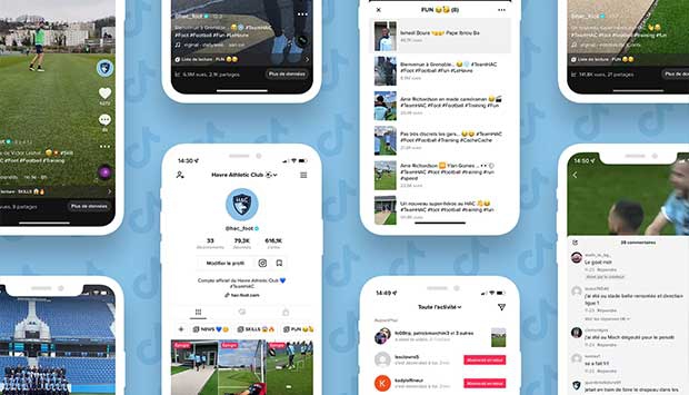 Le Havre Athletic Club en tête du classement... sur TikTok !