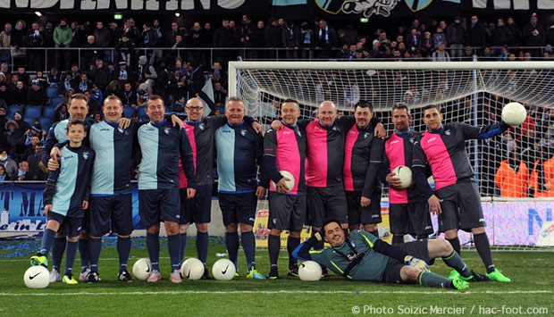 NCI, partenaire du HAC, fête ses 25 ans d’existence au Stade Océane… en tirant des penalties à la mi-temps d’un match officiel !