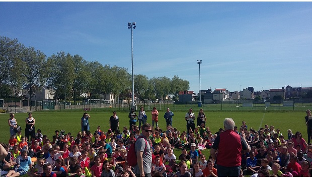 322 éléves de l'USEP réunis à la Cavée Verte