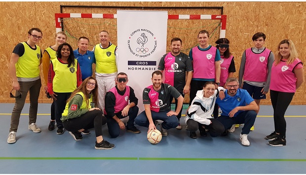 Sensibilisation Cécifoot  - CROS de Normandie