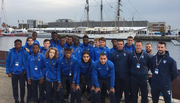 Les U17 sur les quais de la Transat Jacques Vabre